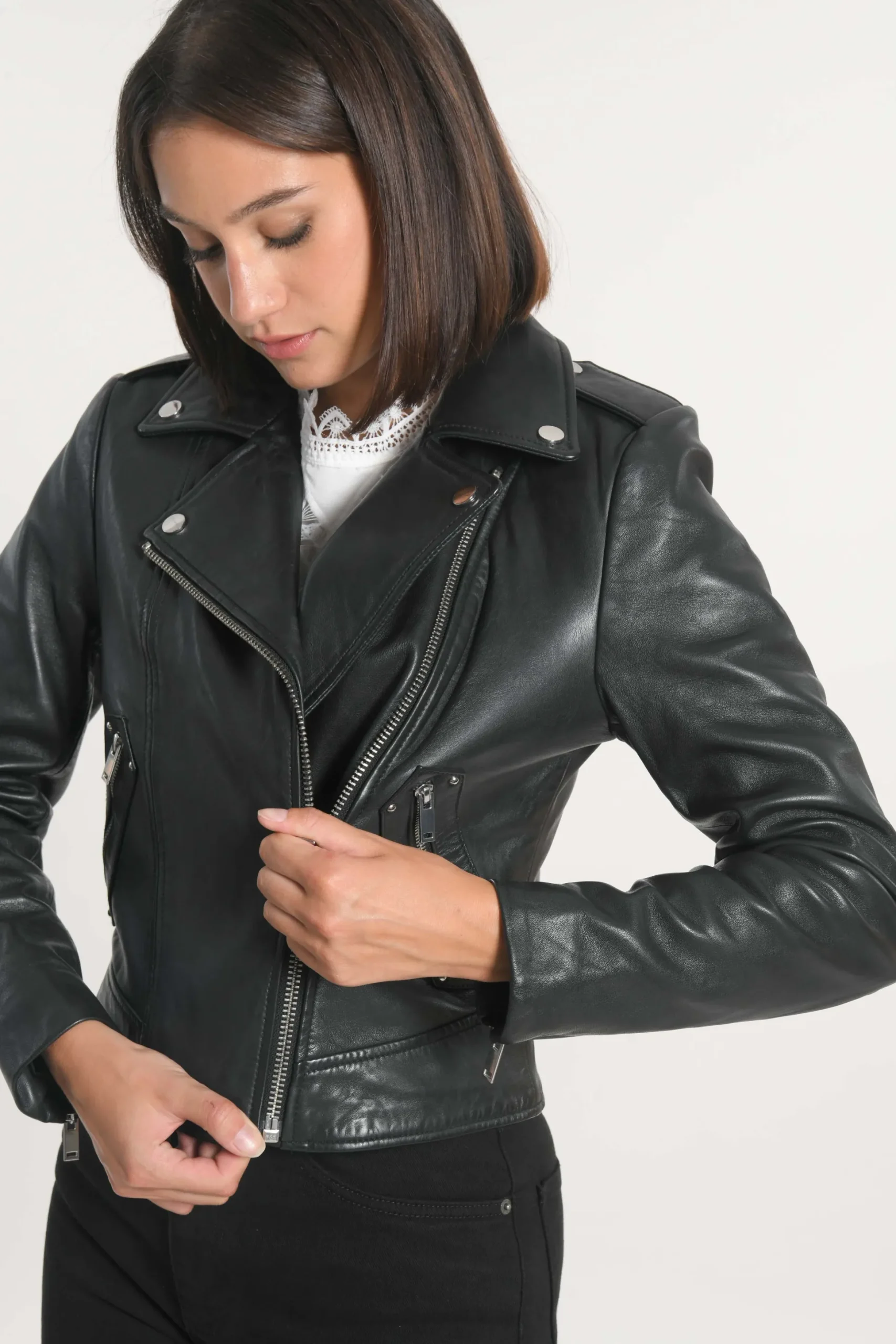 BLOUSON PERFECTO CUIR ROCK^KOOKAÏ Best Sale