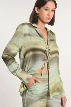 CHEMISE NIKITA IMPRIMÉ 70s MULTI KAKI^KOOKAÏ Store