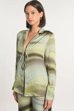 CHEMISE NIKITA IMPRIMÉ 70s MULTI KAKI^KOOKAÏ Store
