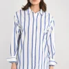CHEMISE RAYURES HEATHER BLANC/BLEU^KOOKAÏ Discount