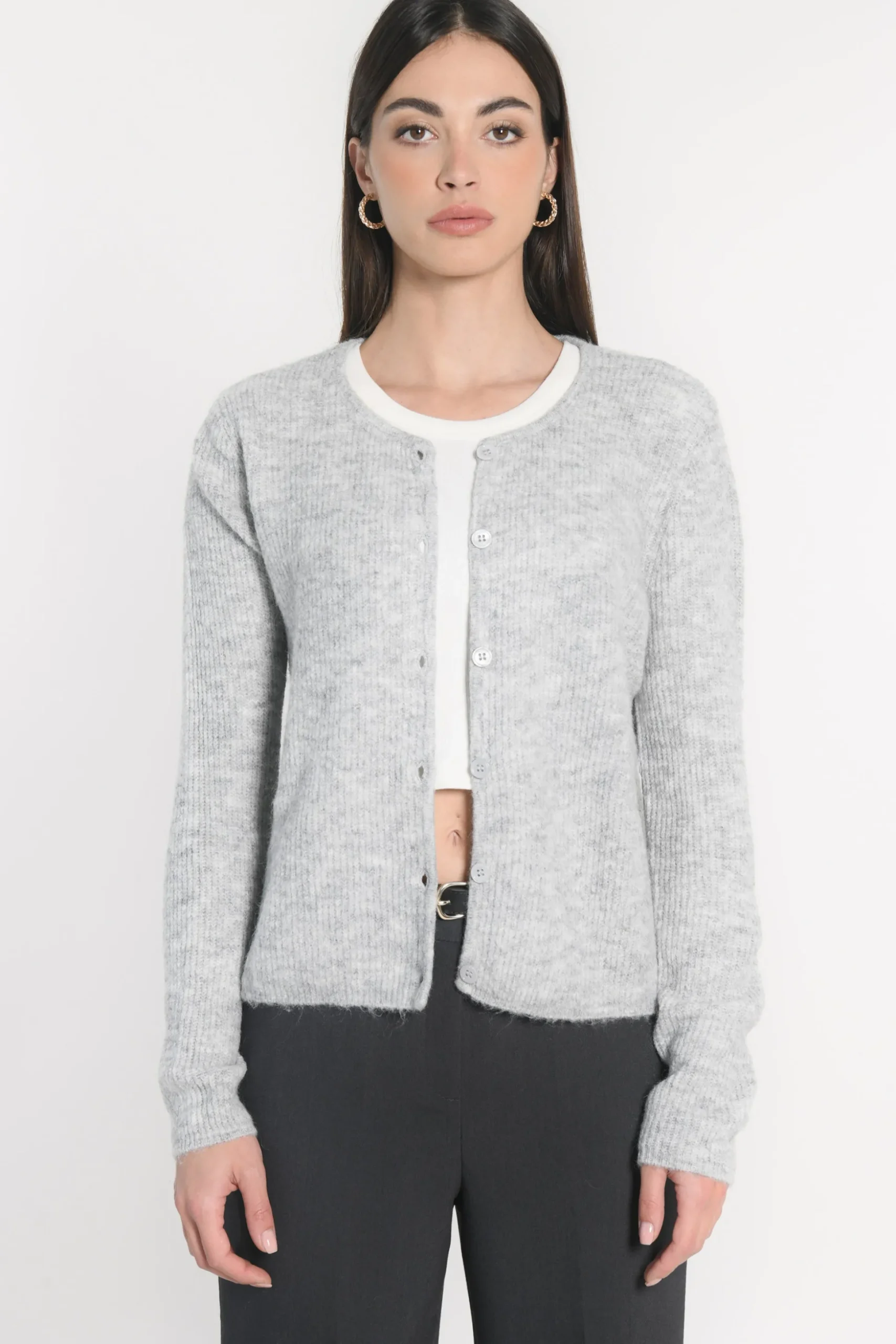 GILET DANNA GRIS CHINÉ^KOOKAÏ Hot