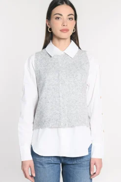 GILET JOANA GRIS CHINÉ^KOOKAÏ Best