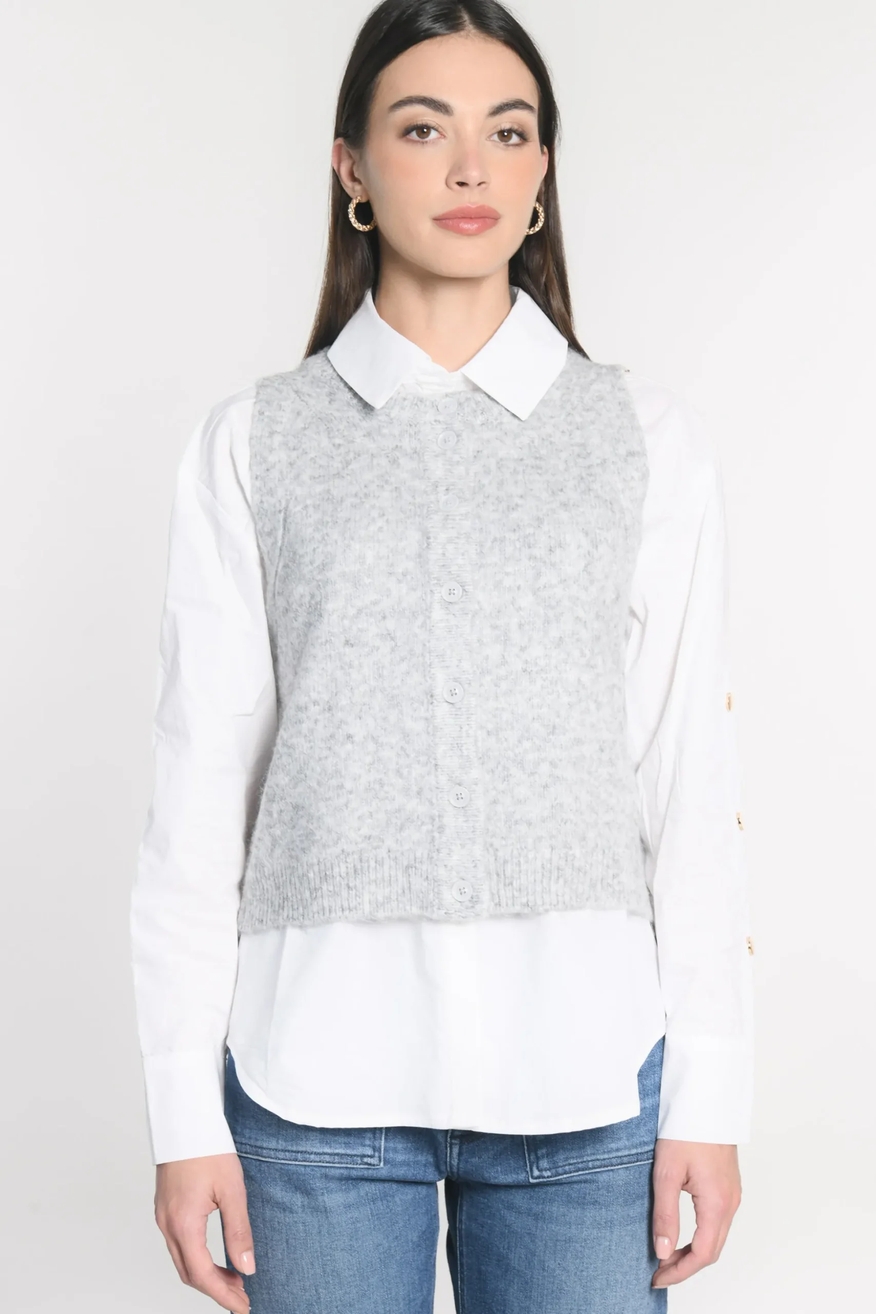 GILET JOANA GRIS CHINÉ^KOOKAÏ Best