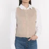 GILET JOANA TAUPE CHINÉ^KOOKAÏ Fashion