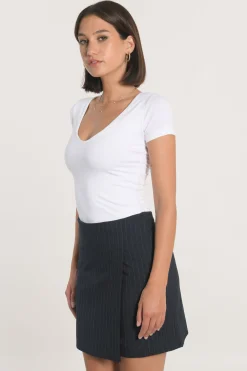 JUPE COURTE RAYURE TENNIS AUDREY^KOOKAÏ Shop