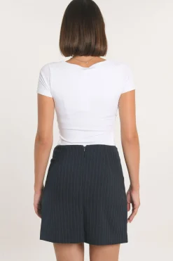 JUPE COURTE RAYURE TENNIS AUDREY^KOOKAÏ Shop