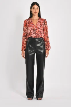 PANTALON ROCK SIMILI CUIR KENDALL^KOOKAÏ Best Sale