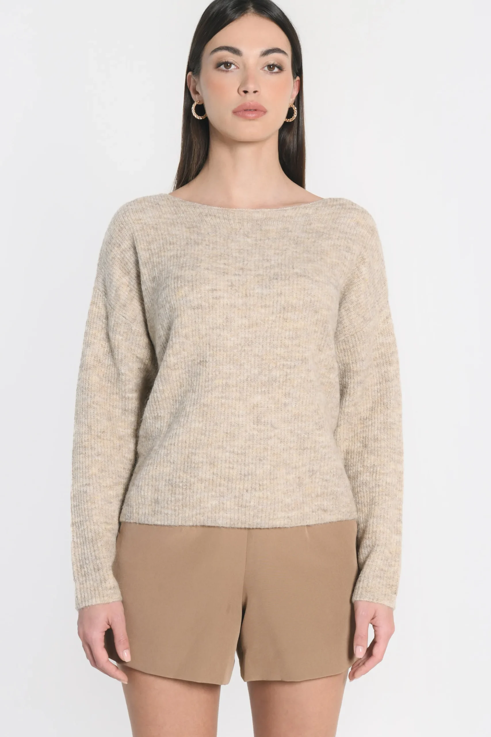 PULL BATEAU DANNA BEIGE CHINÉ^KOOKAÏ Online