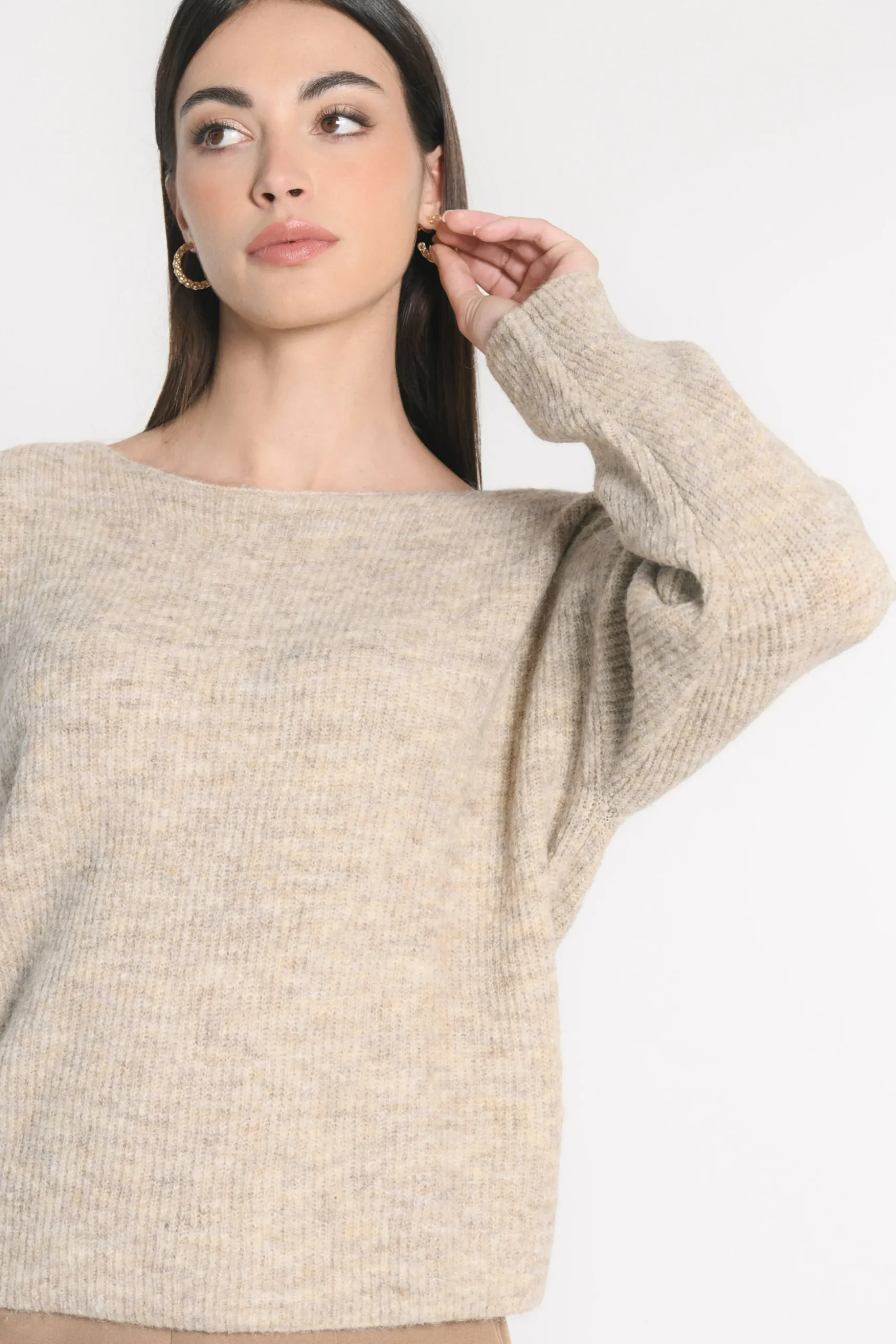 PULL BATEAU DANNA BEIGE CHINÉ^KOOKAÏ Online