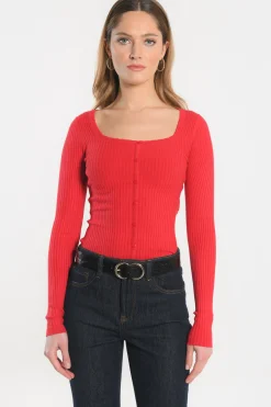 PULL COL CARRE - ELISABETH -^KOOKAÏ Flash Sale