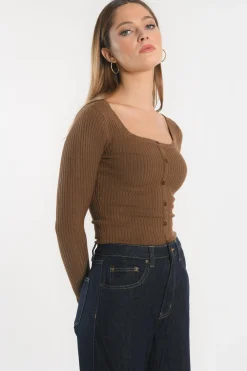 PULL COL CARRE - ELISABETH -^KOOKAÏ Sale