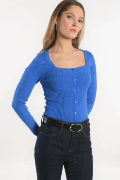 PULL COL CARRE - ELISABETH -^KOOKAÏ Store
