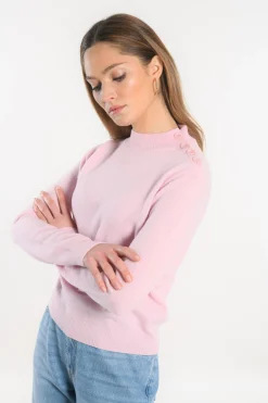 PULL COL CHEMINEE - ANITA - ROSE PALE^KOOKAÏ Best