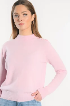 PULL COL CHEMINEE - ANITA - ROSE PALE^KOOKAÏ Best