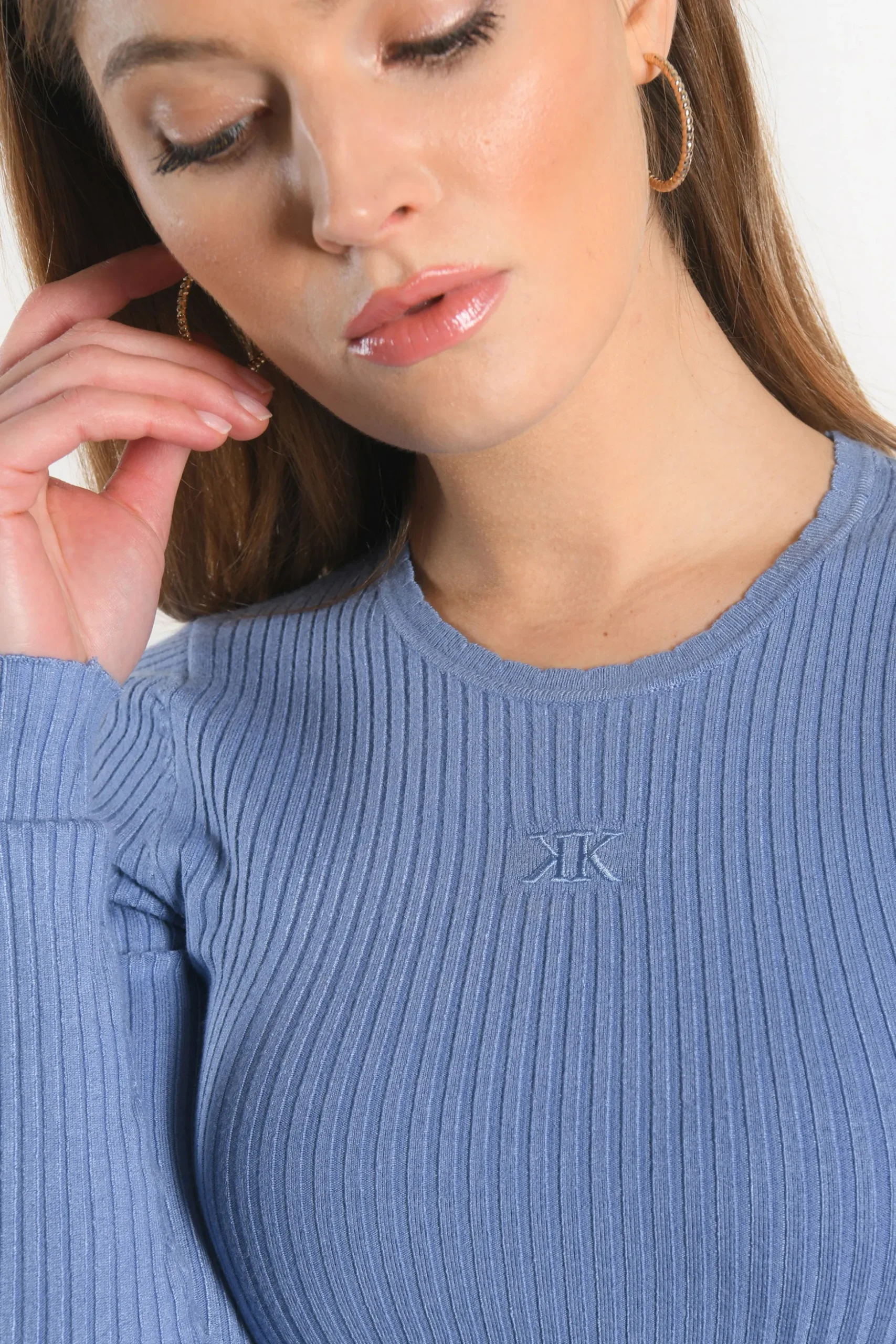 PULL COL ROND - ELISA - MANOR BLUE^KOOKAÏ Fashion