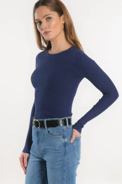 PULL COL ROND - ELISA - PATRIOT BLUE^KOOKAÏ Best