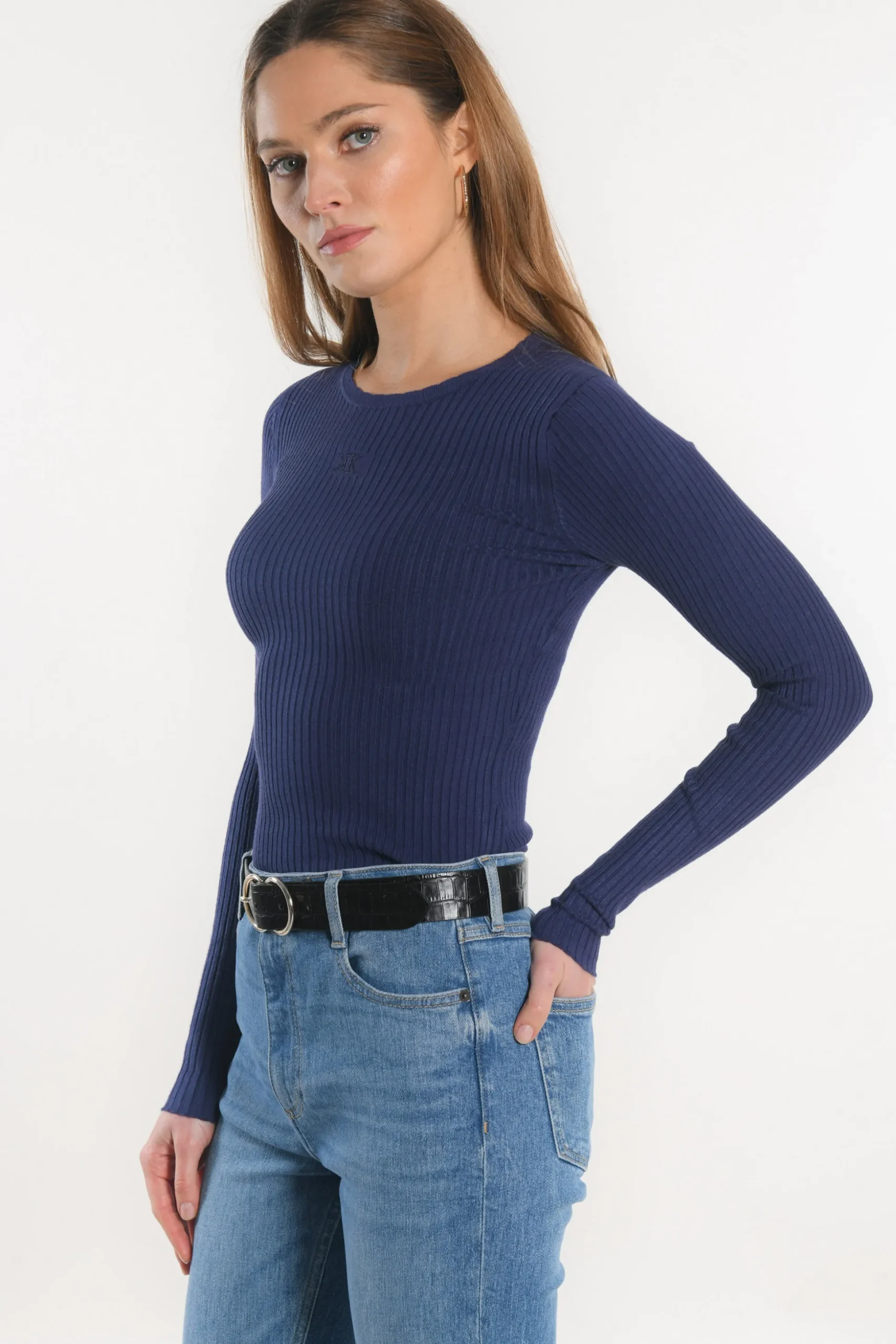 PULL COL ROND - ELISA - PATRIOT BLUE^KOOKAÏ Best