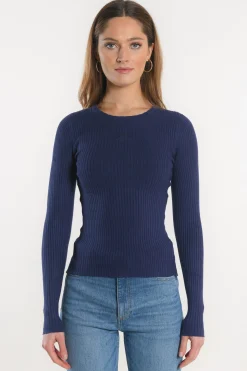 PULL COL ROND - ELISA - PATRIOT BLUE^KOOKAÏ Best