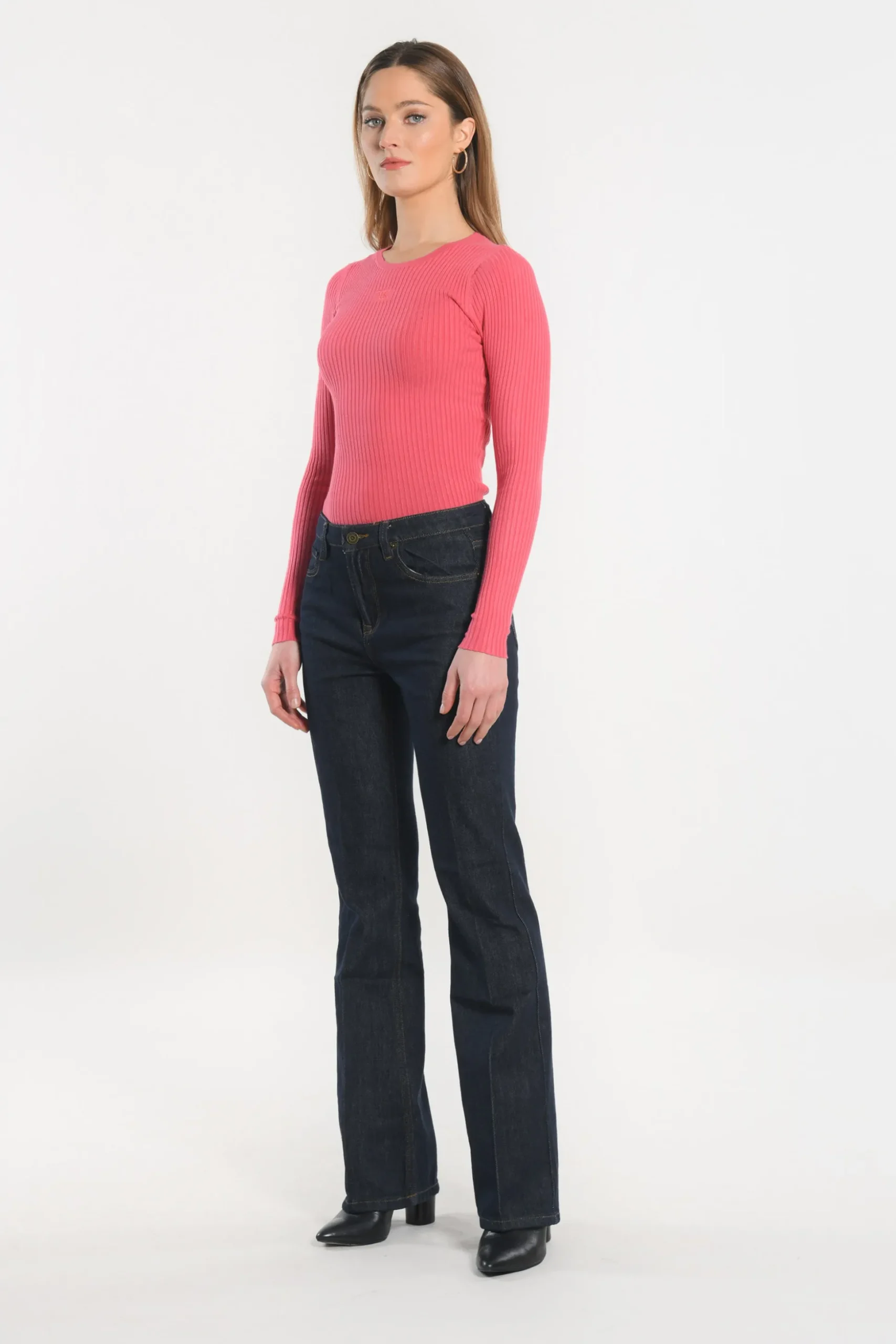 PULL COL ROND - ELISA - RAPTUR ROSE^KOOKAÏ Store