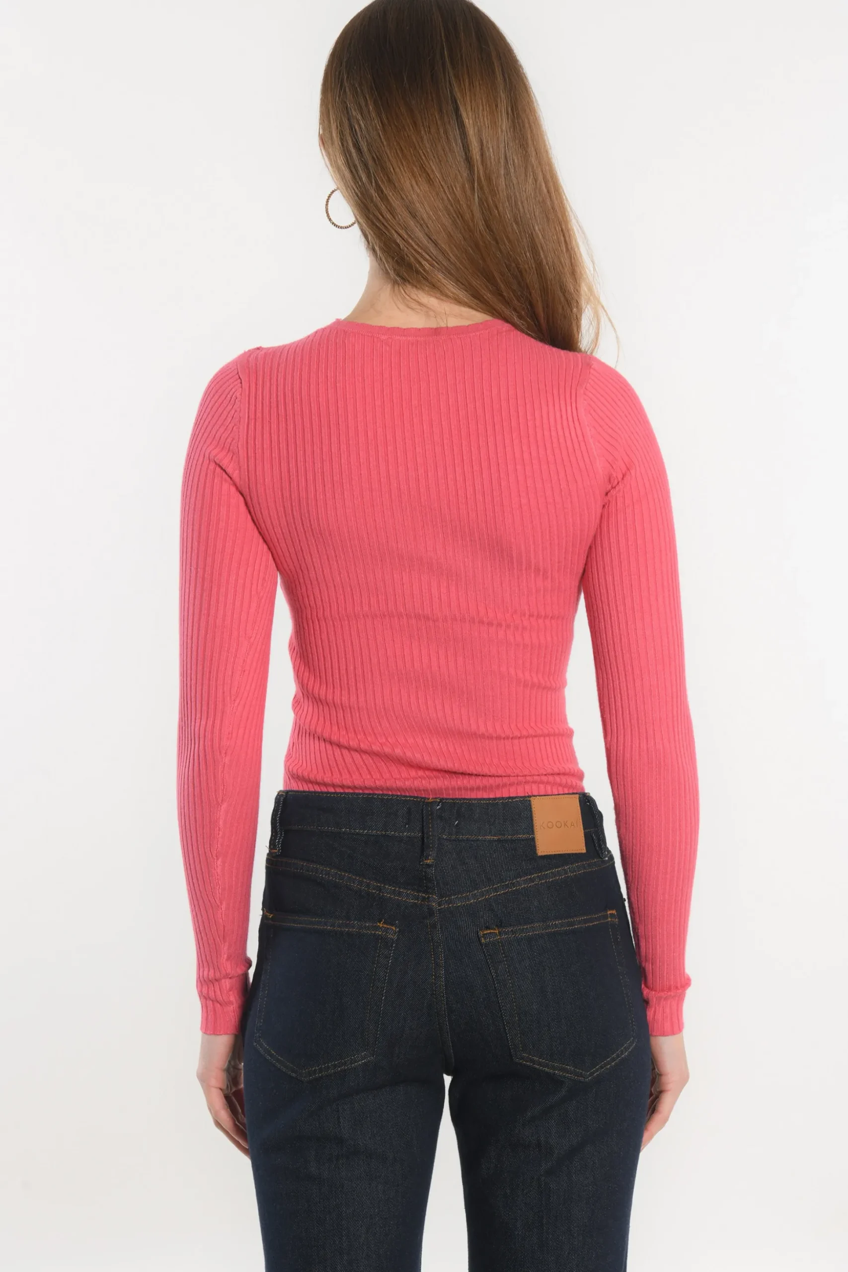 PULL COL ROND - ELISA - RAPTUR ROSE^KOOKAÏ Store