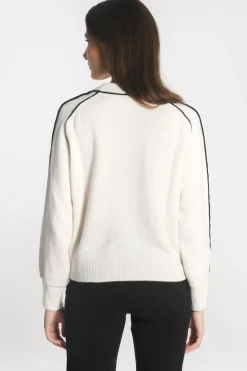 PULL COL ROND GABBY ÉCRU/NOIR^KOOKAÏ Store