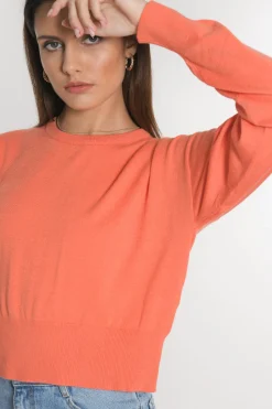 PULL COL ROND NOLWENN CORAIL^KOOKAÏ Hot