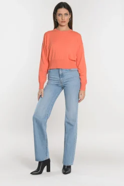 PULL COL ROND NOLWENN CORAIL^KOOKAÏ Hot