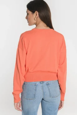 PULL COL ROND NOLWENN CORAIL^KOOKAÏ Hot