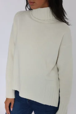 PULL COL ROULÉ CELINA ÉCRU^KOOKAÏ Outlet