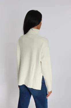 PULL COL ROULÉ CELINA ÉCRU^KOOKAÏ Outlet