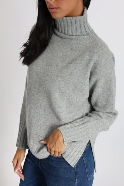 PULL COL ROULÉ CELINA GRIS CHINÉ^KOOKAÏ Best Sale