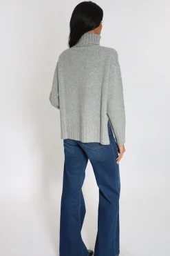 PULL COL ROULÉ CELINA GRIS CHINÉ^KOOKAÏ Best Sale
