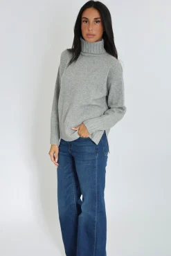 PULL COL ROULÉ CELINA GRIS CHINÉ^KOOKAÏ Best Sale