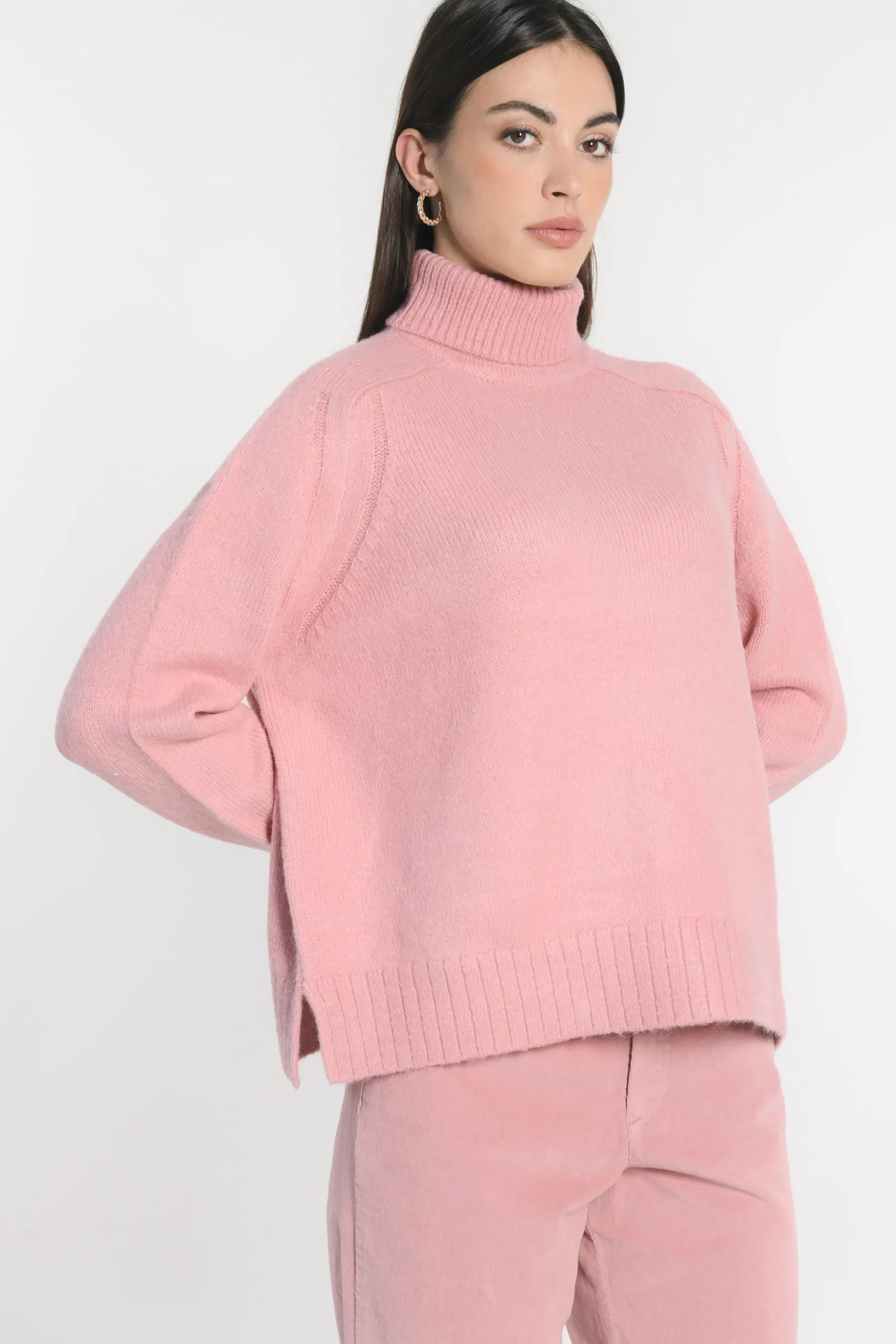 PULL COL ROULÉ JOANA BOIS DE ROSE^KOOKAÏ Best Sale
