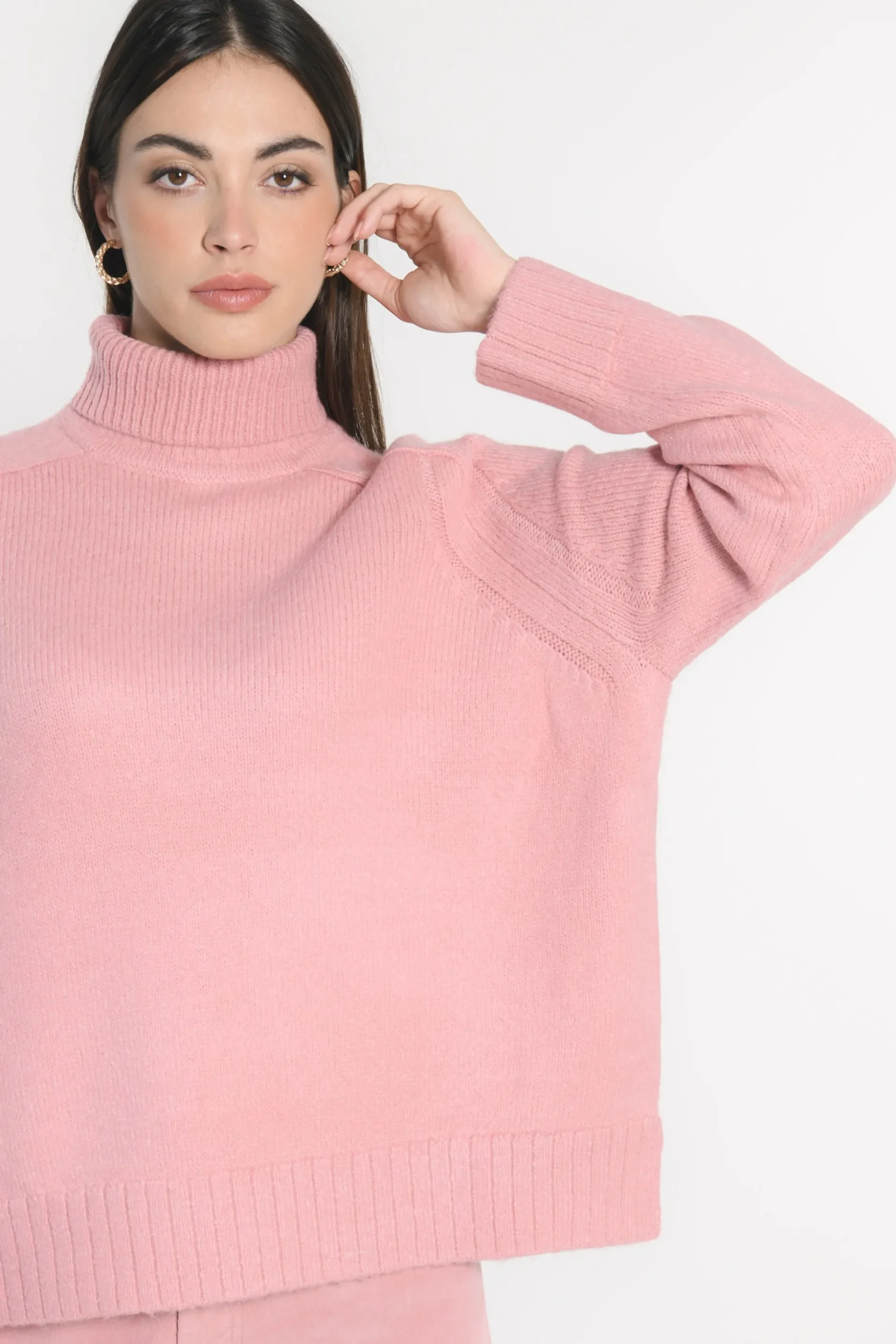 PULL COL ROULÉ JOANA BOIS DE ROSE^KOOKAÏ Best Sale