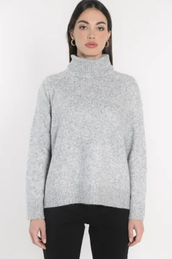 PULL COL ROULÉ JOANA GRIS CHINÉ^KOOKAÏ Hot
