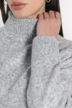 PULL COL ROULÉ JOANA GRIS CHINÉ^KOOKAÏ Hot