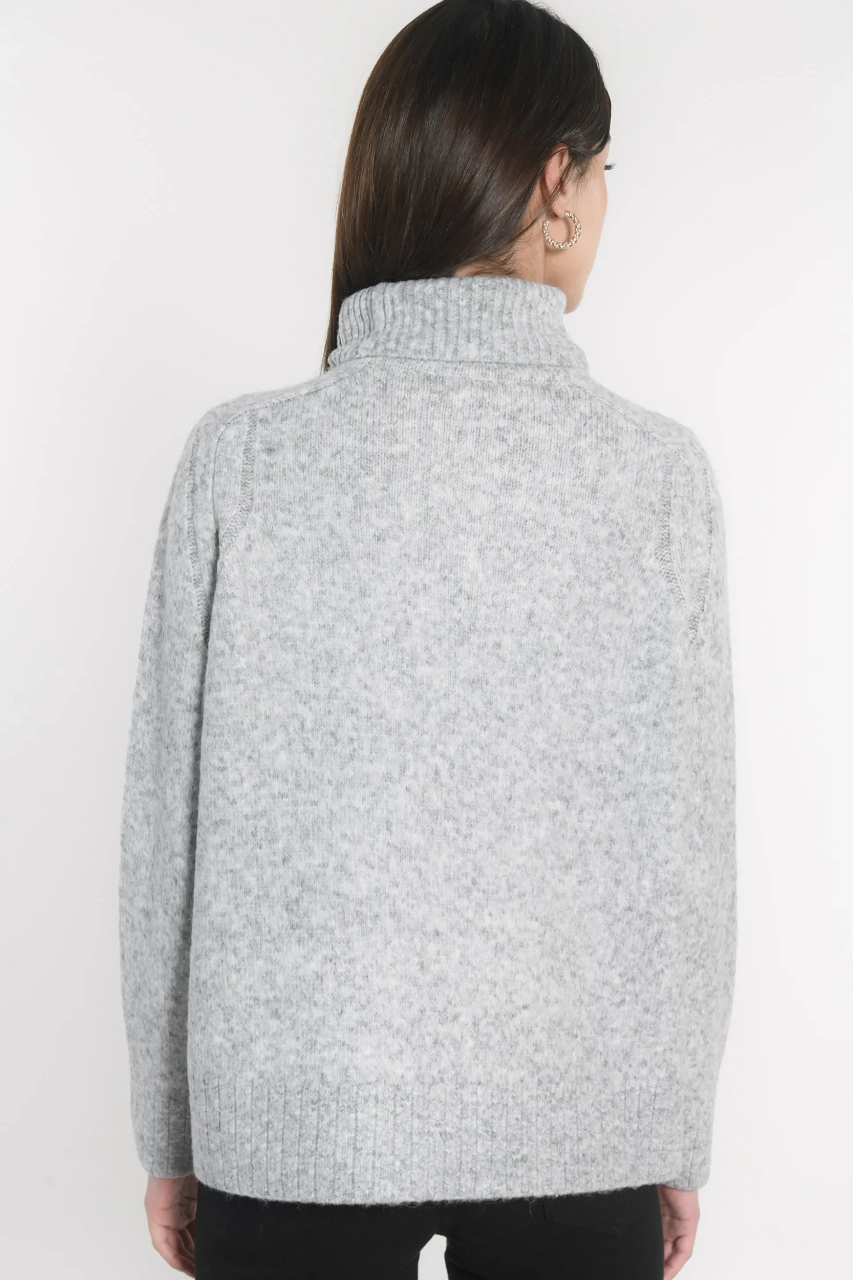 PULL COL ROULÉ JOANA GRIS CHINÉ^KOOKAÏ Hot