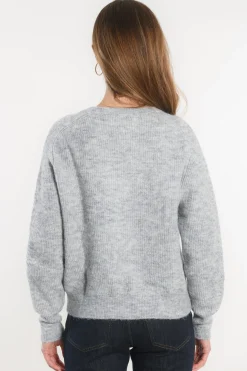 PULL COL V - DANNA - GRIS CHINE^KOOKAÏ Online