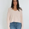 PULL COL V LIZA ROSE PALE^KOOKAÏ Online