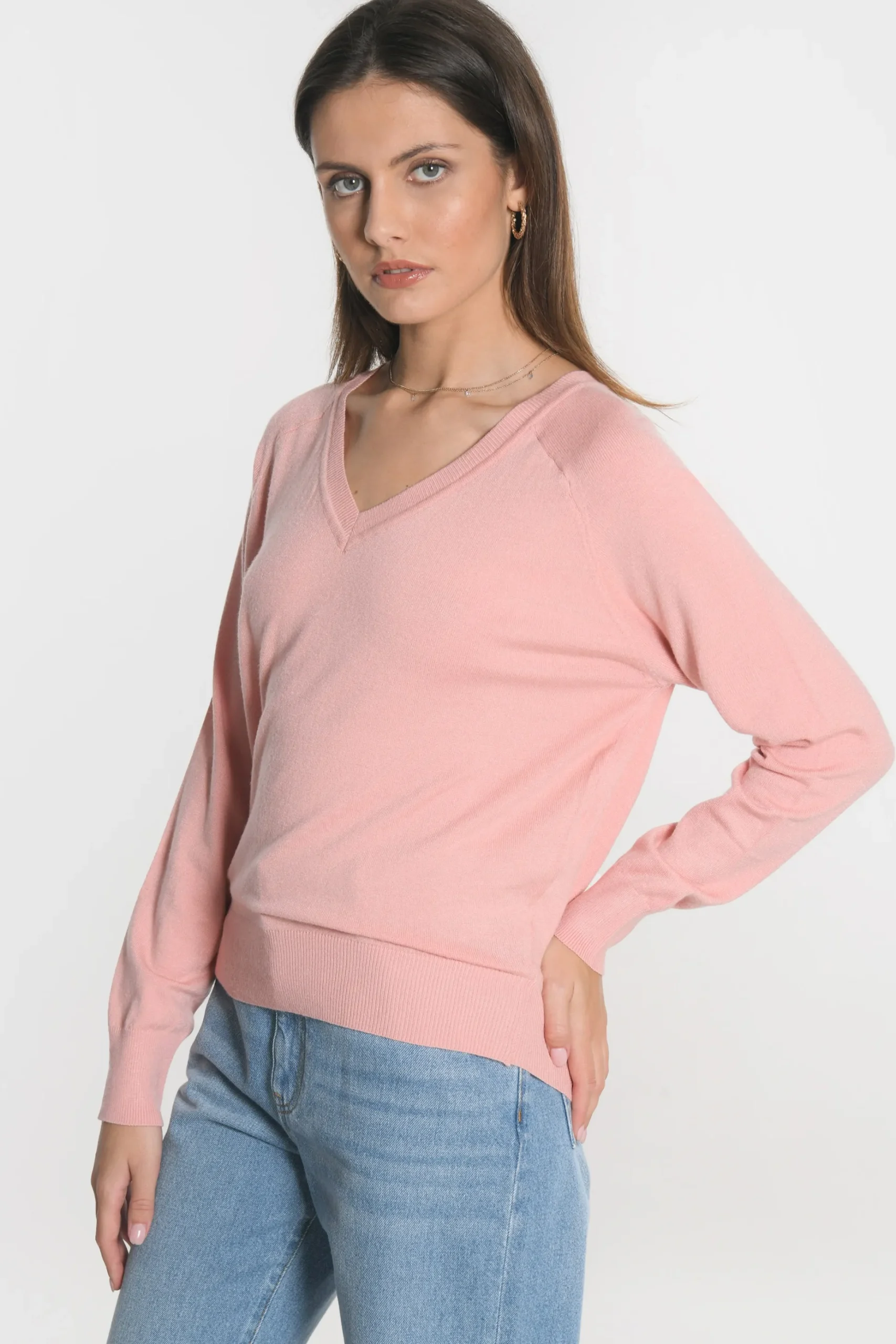 PULL COL V NOLWENN MELLOW ROSE^KOOKAÏ Fashion