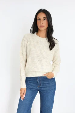 PULL LANA COL ROND ÉCRU^KOOKAÏ Online