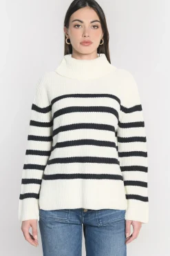 PULL MARIN SIW ÉCRU/MARINE^KOOKAÏ Flash Sale