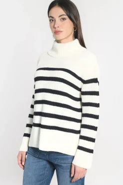 PULL MARIN SIW ÉCRU/MARINE^KOOKAÏ Flash Sale