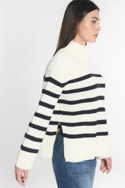 PULL MARIN SIW ÉCRU/MARINE^KOOKAÏ Flash Sale