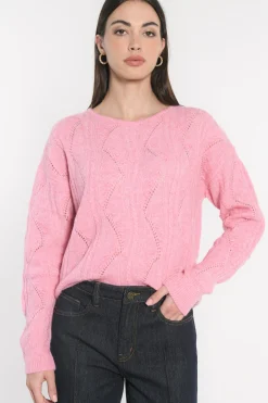 PULL MONICA ROSE POUDRÉ CHINÉ^KOOKAÏ Fashion