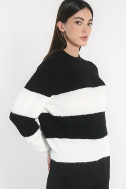 PULL RAYÉ COLETTE NOIR/ÉCRU^KOOKAÏ Best