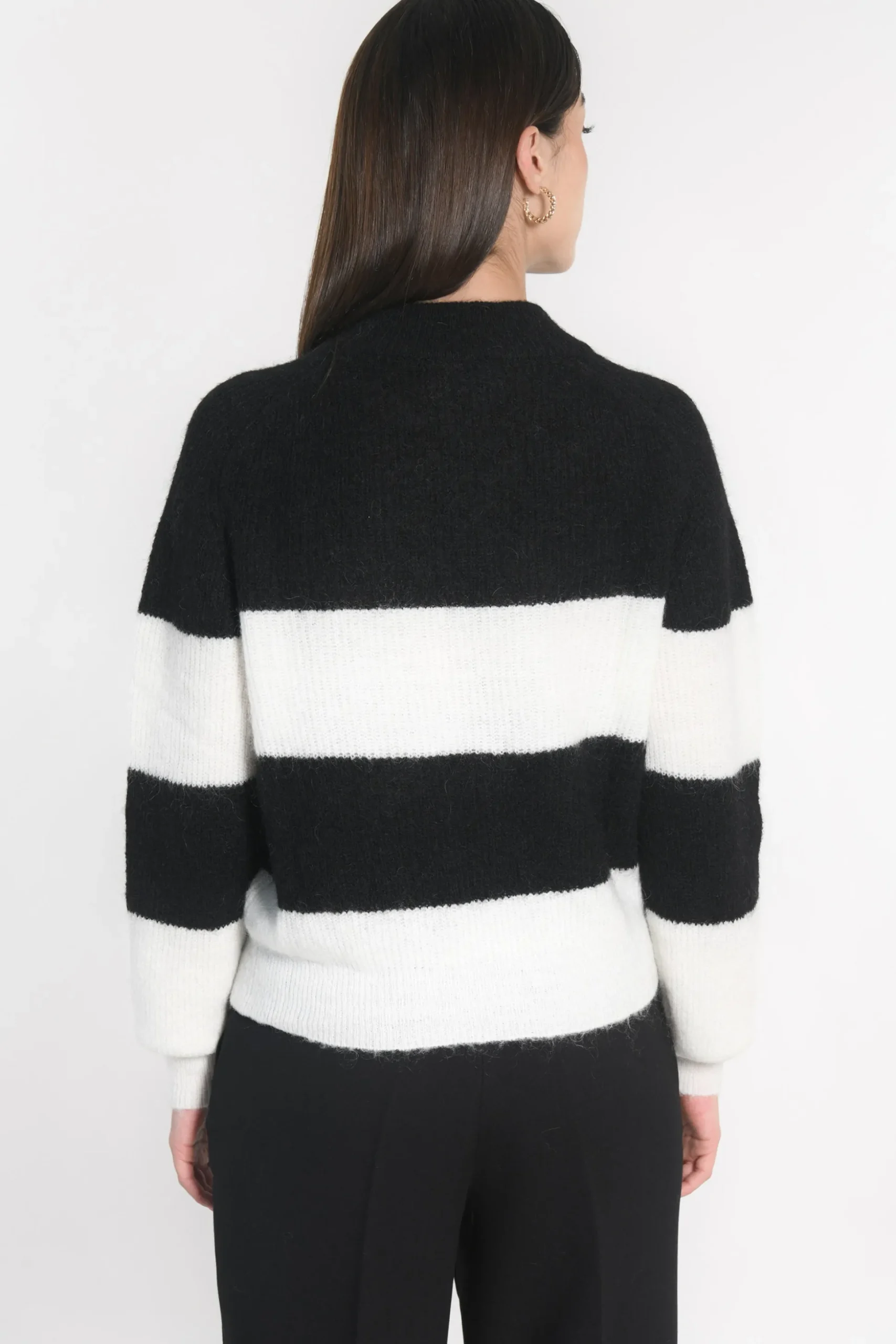 PULL RAYÉ COLETTE NOIR/ÉCRU^KOOKAÏ Best