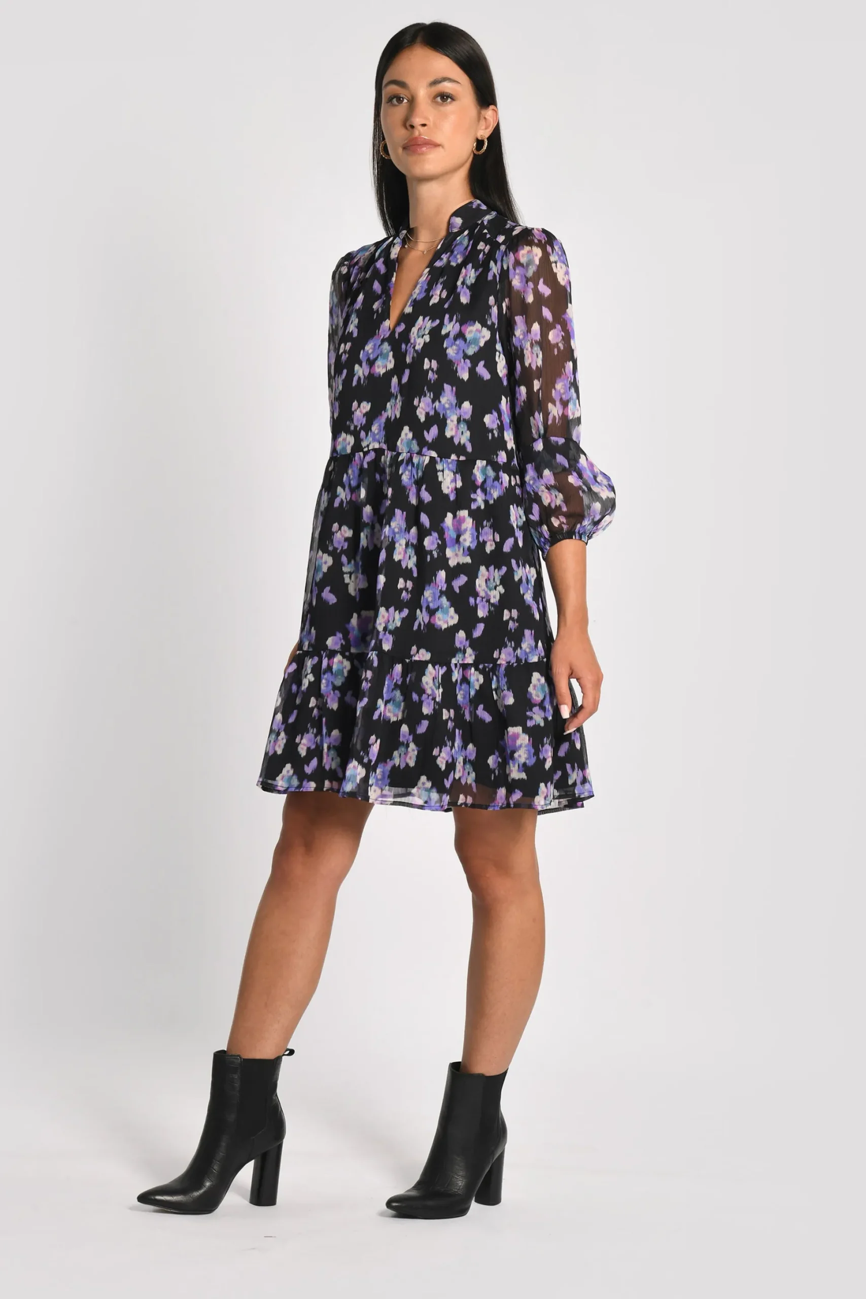 ROBE COURTE FLEURS MADISON MULTI VIOLET^KOOKAÏ Discount