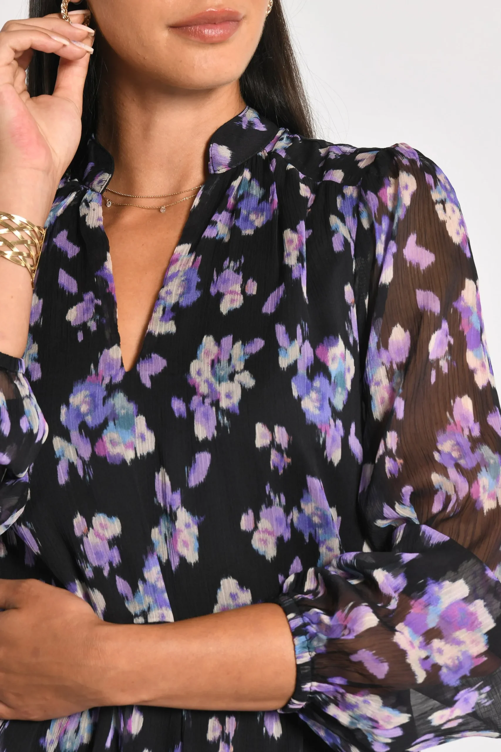 ROBE COURTE FLEURS MADISON MULTI VIOLET^KOOKAÏ Discount
